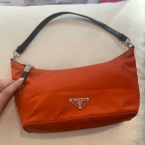 Mini Prada Tessuto vintage bag.